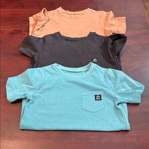 Rags to Raches Short Sleeve Tees in Black, Teal, Tan, and Rose